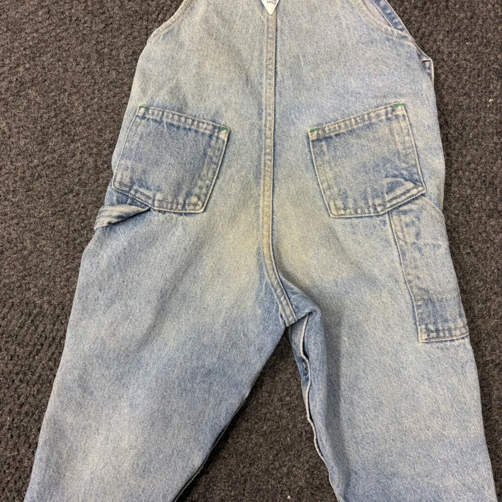 Vintage OshKosh Bgosh Kids 2T Light Wash Denim Vestbak Overalls 832-9031